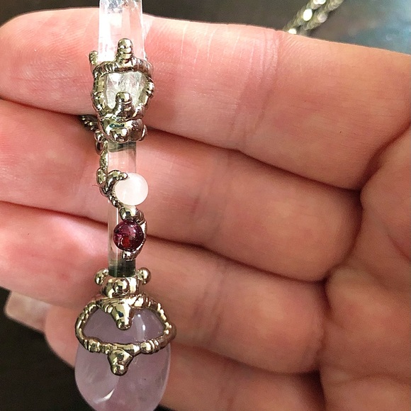 Necklace -  Crystal Wand - Picture 3 of 6